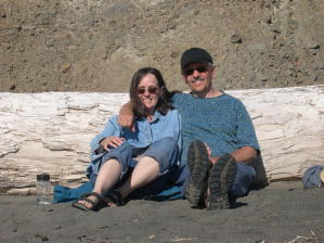 Tony & June on Oregon Beach